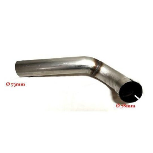 L168524 - З'ЄДНУВАЧ ВИХЛОПНОЇ ТРУБИ JOHN DEERE INOX