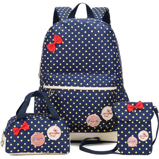 Однокамерний шкільний рюкзак Toys Shades of blue, Shades of yellow and gold, Multicolour