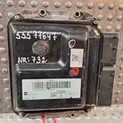 control unit of the engine computer 55577647 MB2758008884 OPEL ASTRA J IV 1.7 CDTI