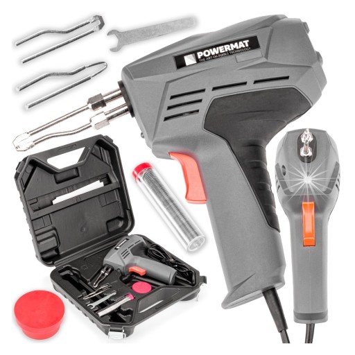 Трансформаторный паяльник 130Вт 680 градусов Цельсия со светодиодом