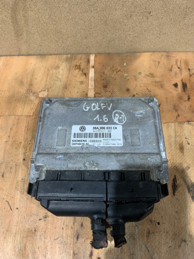 1.6 - Контроллер компьютера двигателя vw golf v 5 1,6 mpi 06a906033ca