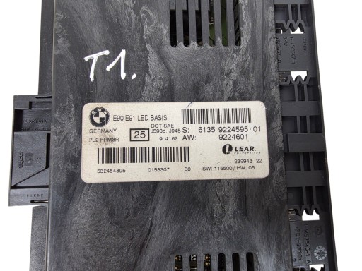 BMW E90 E91 LED module unité de commande électronique uce feux FRM3R d’origine. 9224595