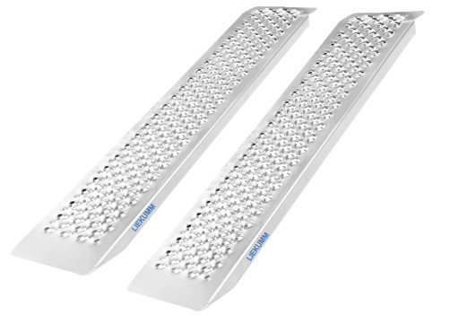 2 Х ПОРТАТИВНА АЛЮМІНІЄВА ВАНТАЖУВАЛЬНА РАМПА 120 СМ LIEKUMM