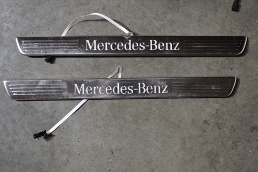 IDEALNE mouldings caps threshold LED KPL. MERCEDES GLS X167 1