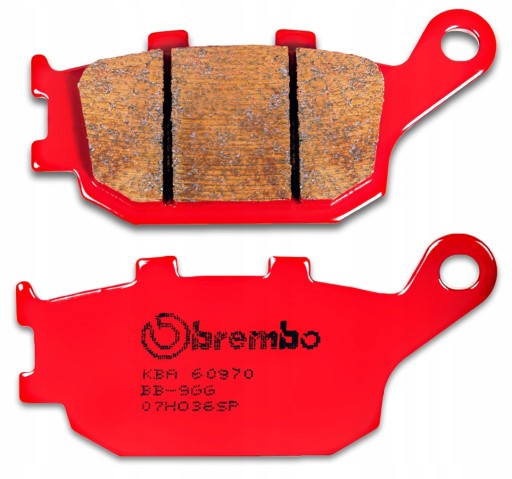 07HO36SP - ТОРМОЗНЫЕ КОЛОДКИ BREMBO YAMAHA MT-07 2014-2022 СЗАДИ