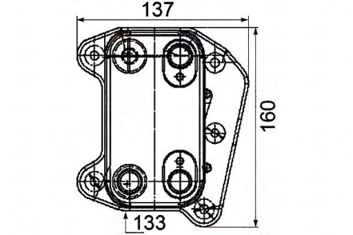 8MO 376 - BEHR HELLA МАСЛООХОЛОДЖУВАЧ MERCEDES E 320 CDI (210