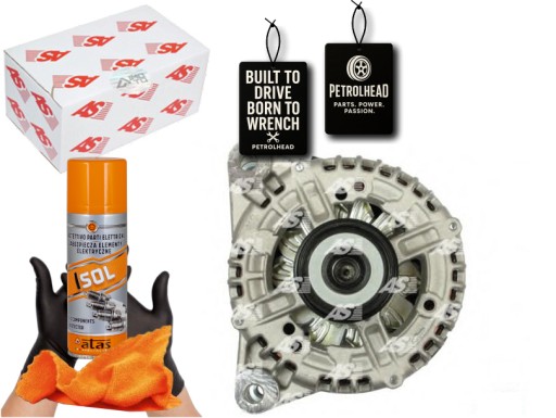 ASPA0289#ECS-PCP+K - Генератор ford mondeo 2.0 tdci 07- 150a as-pl #petrolhead pro+ kit4