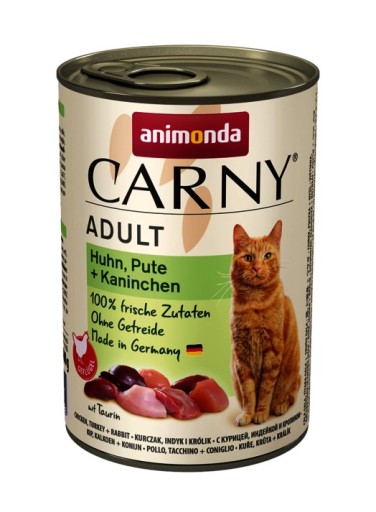 ANIMONDA Carny Adult smak: kurczak, indyk, królik