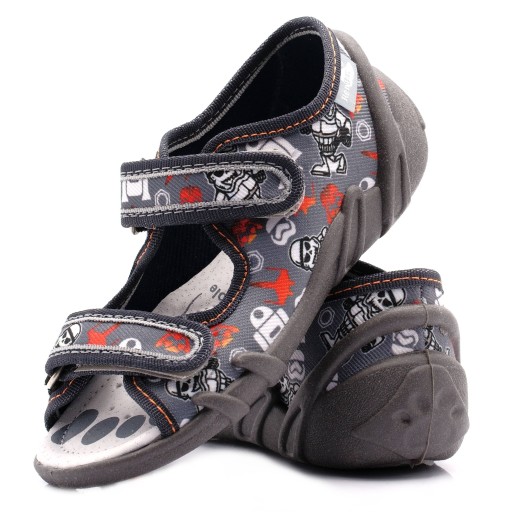 Дитячі тапочки Ren But р. 26 сірі