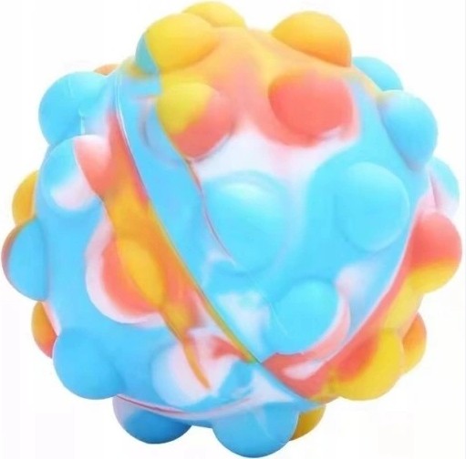КОЛЬОРОВИЙ BUBBLE М'ЯЧ АНТИ-СТРЕС ДІТИ ДОРОСЛИ