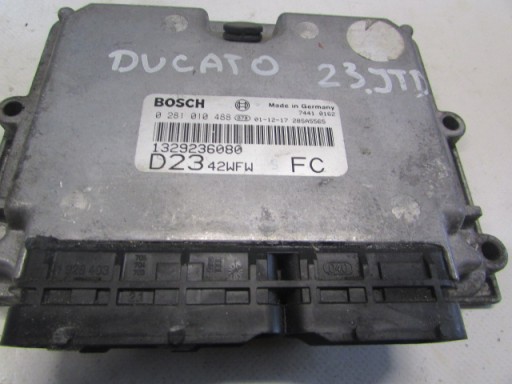 0281010488 - Контролер, комп'ютер двигуна fiat ducato 2.3 jtd
