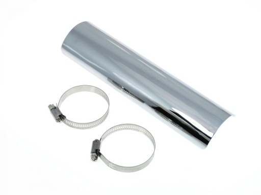 00-12504 - ХРОМОВАНА КРИШКА ГЛУШНИКА ВИХЛОПНОЇ ТРУБИ 25,5 СМ