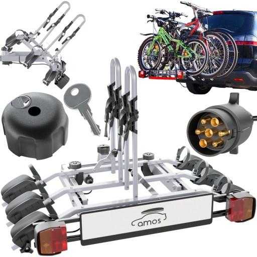 ВЕЛОСИПЕДНАЯ ПЛАТФОРМА КРЮЧОК ДЛЯ БАГАЖНИКА 3 ВЕЛОСИПЕДА