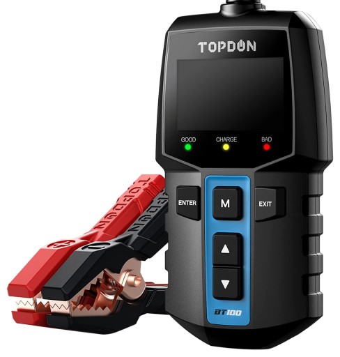 TOPDON BT100 100-2000 CCA 12V Тестер автомобильного аккумулятора