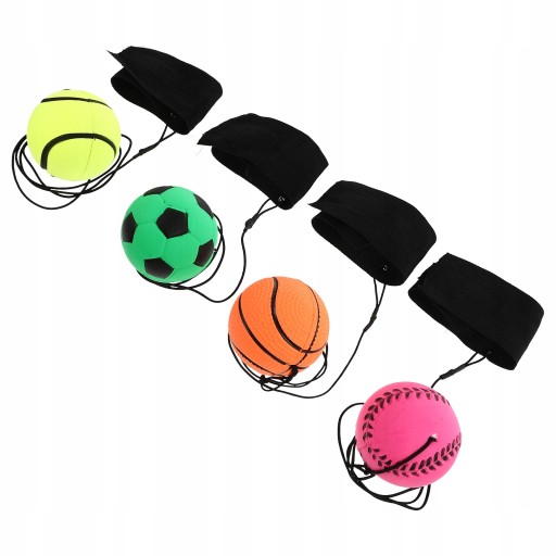 Kids Party Favor Bouncing The Ball String 4 шт