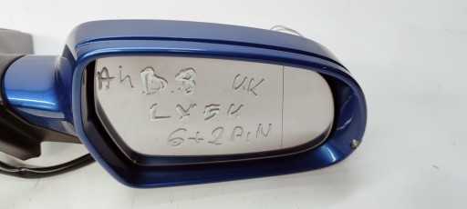 mirror exterior right AUDI A4 B8 LX5V 6+2 UK