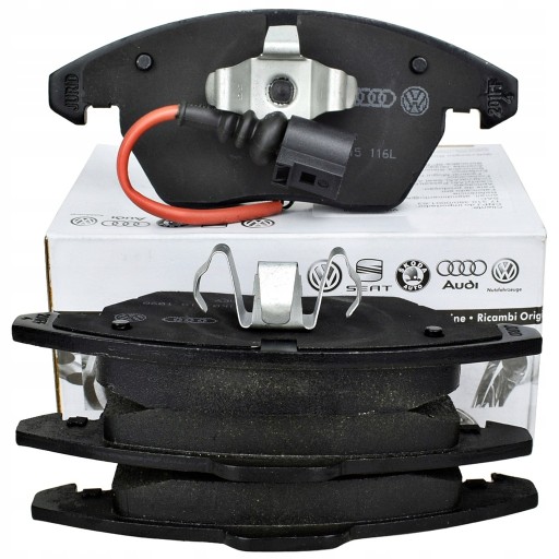 5K0698151 - Оригинальные тормозные колодки передние VW PASSAT B6 B7