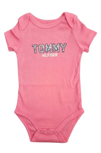 Tommy Hilfiger bodýčko pre dievčatko Pam ružové 6 - 9 m