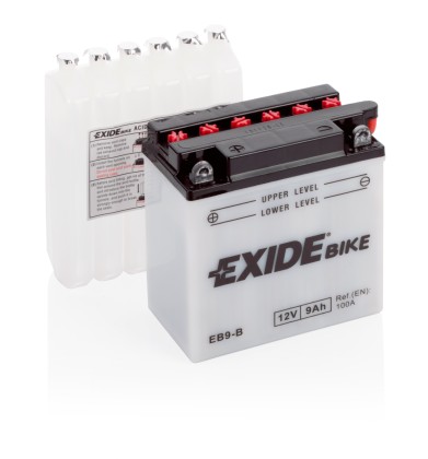 EB9-B - Аккумулятор для мотоцикла Exide YB9-B 9Ah 100A