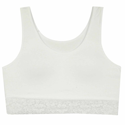 Білий м'який бюстгальтер Lilly Bling 152