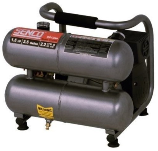 Компрессор SENCO, безмасляный, 9,5л, 1,5л.с.