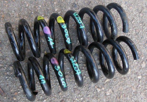 MERCEDES W207 3.0 CDI 11R springs springing rear part KOMPLET