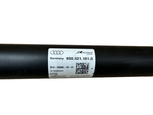AUDI TT 8S 2.0TFSI kardan 8S0521101G
