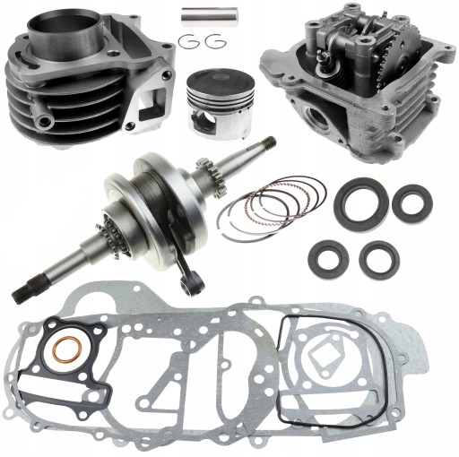 Jyttg445 - Цилиндр 50 см головка вал скутер 4T Китай QUEST