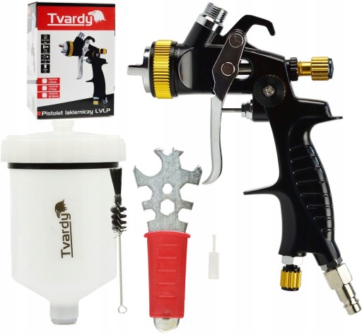 LVLP СПРЕЙ-ПІСТОЛЕТ 600 МЛ 1,3 ММ TVARDY