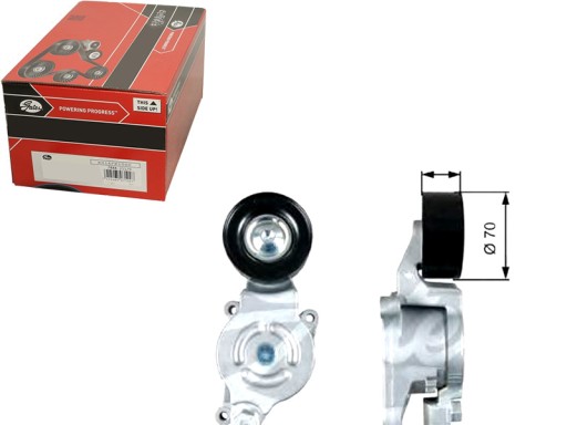 Gates T39256 натяжной ролик, клиновой ремень