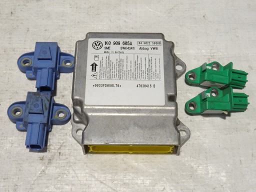 1K0909606 5WK43273 - Датчики удару airbag sensor vw golf v 5 1k0