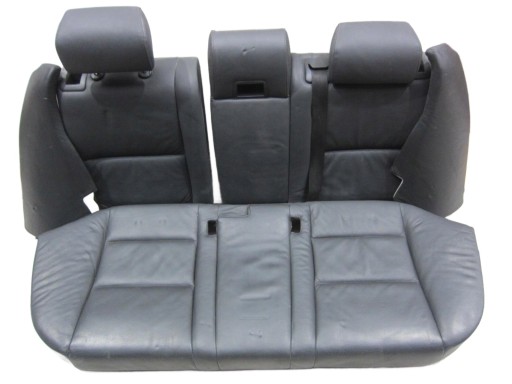 BMW 5 E61 seat rear rear part leather black SIEDZISKO OPARCIE