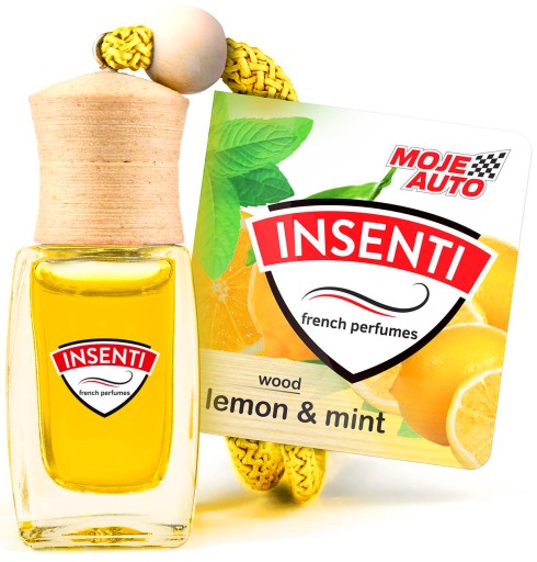 МІЙ АВТО-INSENTI WOOD АРОМАТ ЛИМОН З М'ЯТОЮ