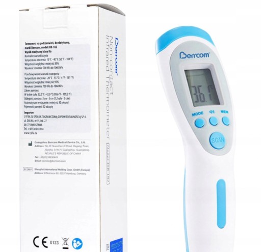 Термометр безконтактний Berrcom JBX-182