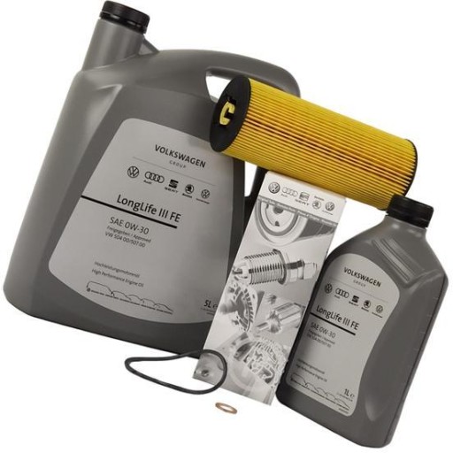 OE VAG ФІЛЬТР + МАСЛО 0W30 6L VW PASSAT B5 2.5 TDI