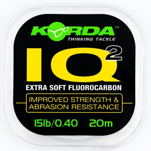 Fluorocarbon Materiál náväzec Korda IQ2 Extra Soft Hooklink 20 m 15 lb