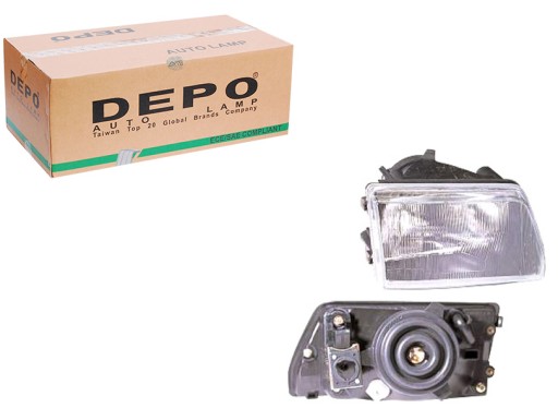 661-1129L-LD-EM - Фара (H4 електрична Колір картриджа: чорний) FI