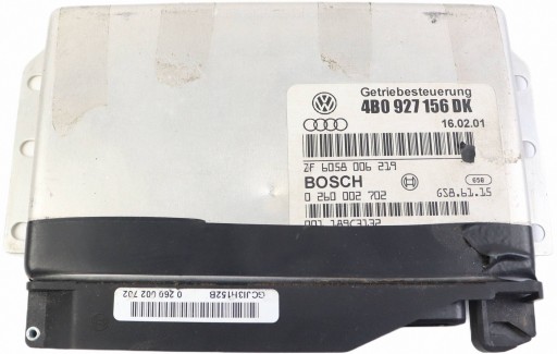 AUDI A6 C5 unité de commande électronique uce boîte de vitesses engrenage 2.5 TDI AUTOMAT 4B0927156DK 0260002702