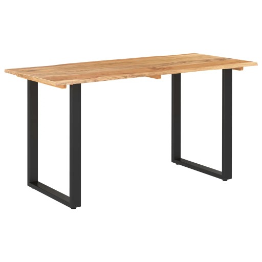 Stół jadalniany, 140x70x76 cm, lite drewno akacj