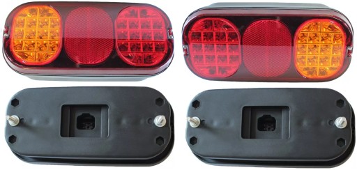 700/50018LED - КОМПЛЕКТ СВЕТОДИОДНЫХ ЗАДНИХ ФОНАРЕЙ ЭКСКАВАТОРА CAT JCB 3CX 4CX