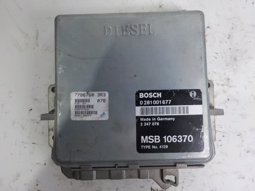 Контролер комп'ютера land rover 0281001677 2247076