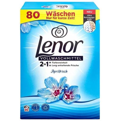 LENOR Prací prášok 80 praní 5,2kg Aprilfrisch