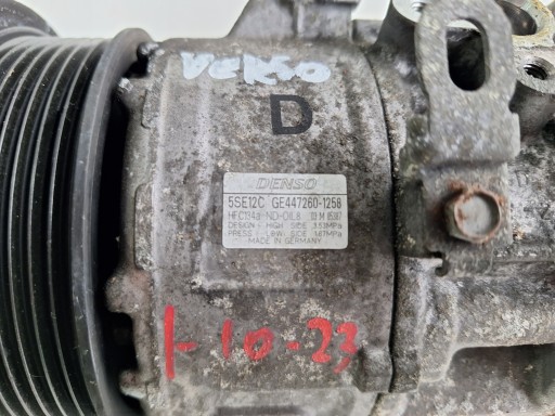 TOYOTA VERSO 09-14 compressor AC 447260-1258