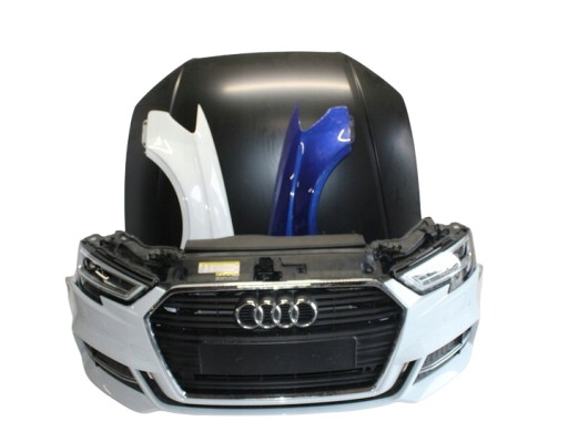 8W0 - AUDI A3 8V СЕДАН S-LINE 17-19 ПЕРЕДНЯЯ ЧАСТЬ В КОМПЛЕКТЕ