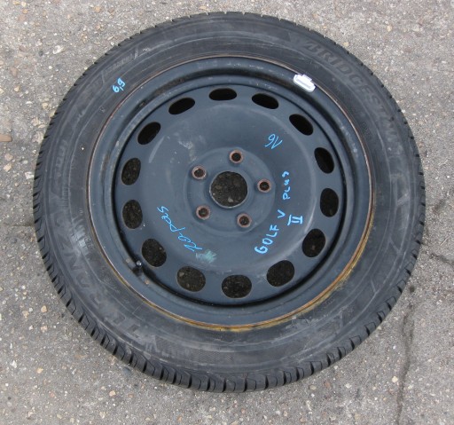 VW GOLF V Positif Galet tendeur courroie Roue de secours 16 5X112 1K0601027A