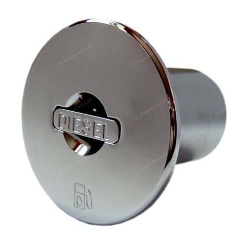 SZ-3223 - КРИШКА ДИЗЕЛЬНОГО ПАЛИВА 50ММ ХРОМОВАНА ДЛЯ ЧОВНА / ЯХТИ