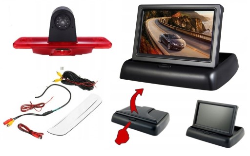 МОНИТОР КАМЕРА В ЛАМПЕ CITROEN JUMPY 2007-2016