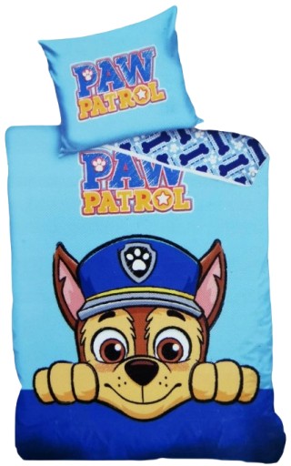 PAW PATROL Бавовняний комплект постільної білизни 160x200см Chase