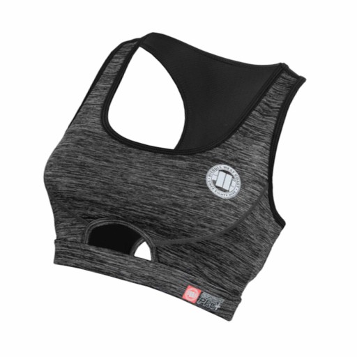 Спортивний бюстгальтер Pitbull S, відтінки сірого