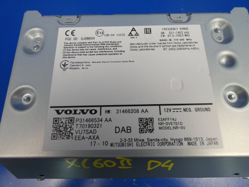 VOLVO XC60 II V60 S60 III XC90 RADIO fabbrica navigazione modulo